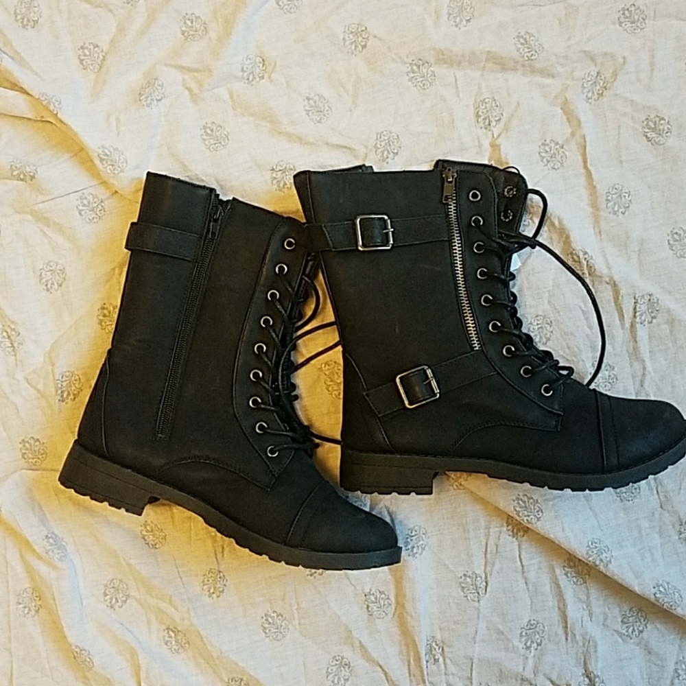 Black boots